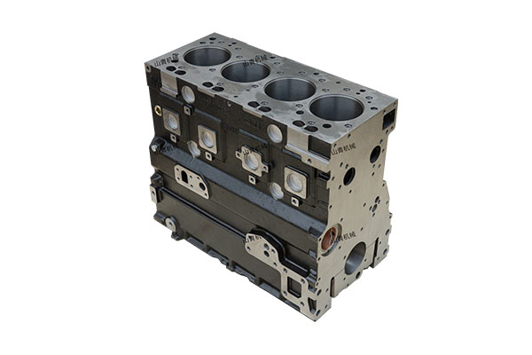 How do cylinder blocks maintain the stability of their shape and size under high pressure and high temperature environment?